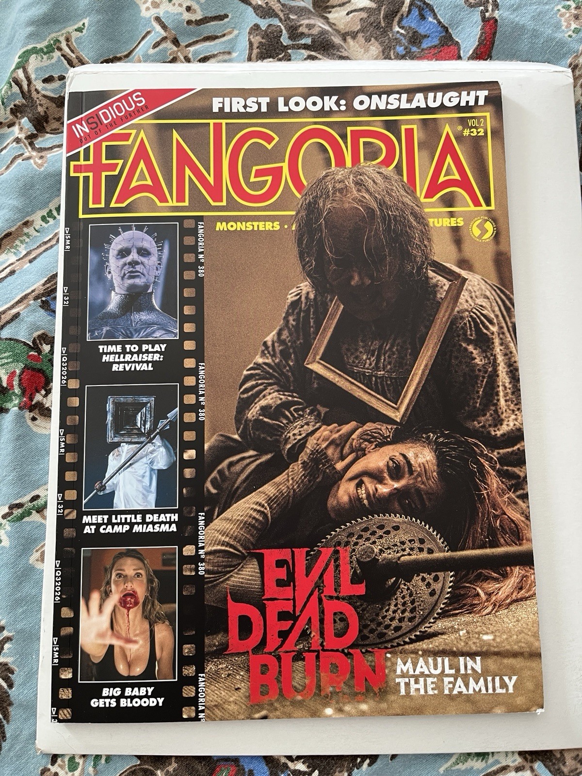 FANGORIA 2026 Magazine EVIL DEAD BURN Vol 2 #32 RARE VARIANT w/Bookmarks