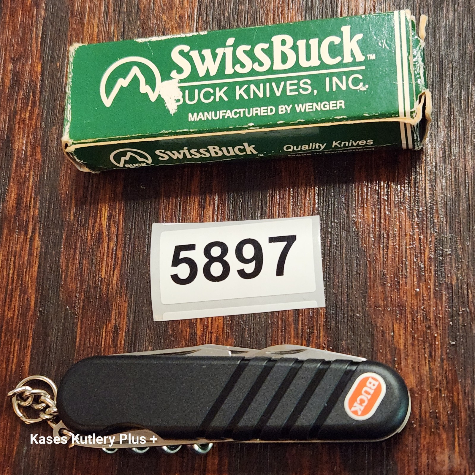 SwissBuck Buck Wenger Odyssey NRA Multi Tool Folding Pocket Knife