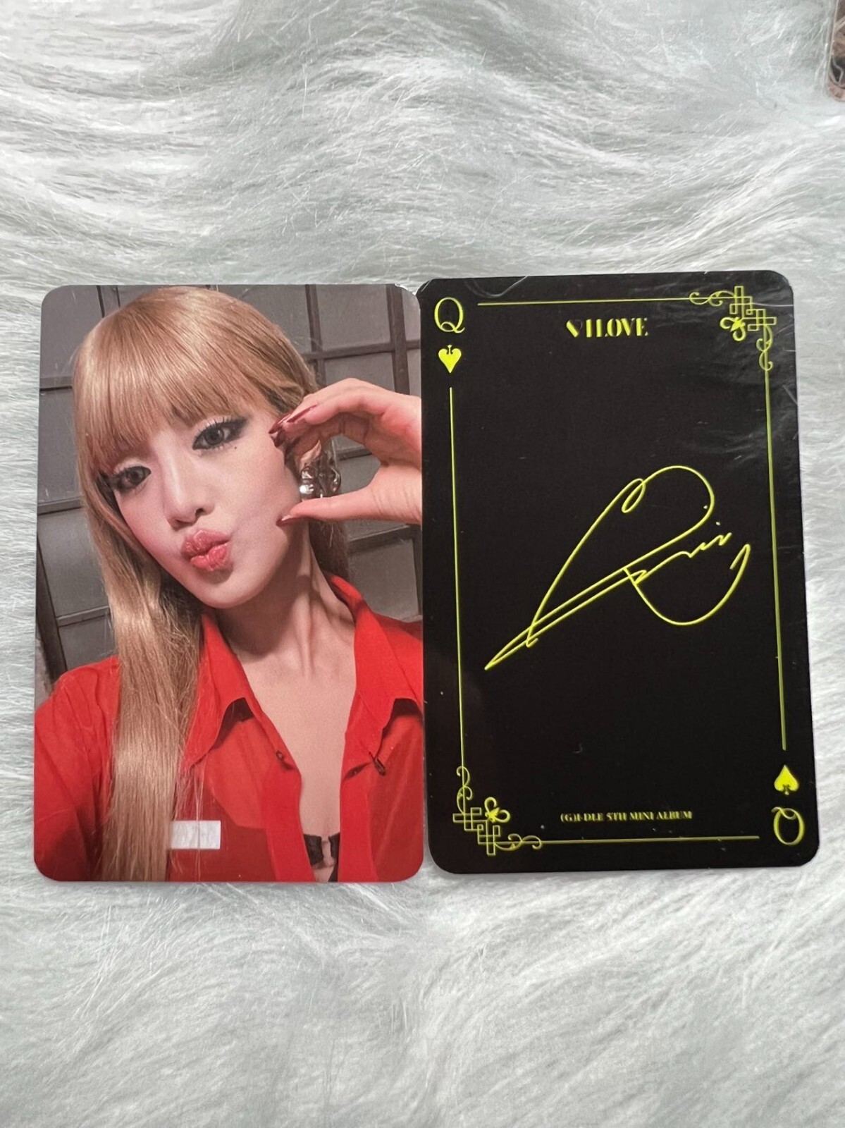 (G)I-DLE G-IDLE GIDLE PHOTOCARD I LOVE NXDE MAKESTAR POB OFFICIAL BOOKMARK (G)I-DLE G-IDLE GIDLE PHOTOCARD I LOVE NXDE MAKESTAR POB OFFICIAL BOOKMARK