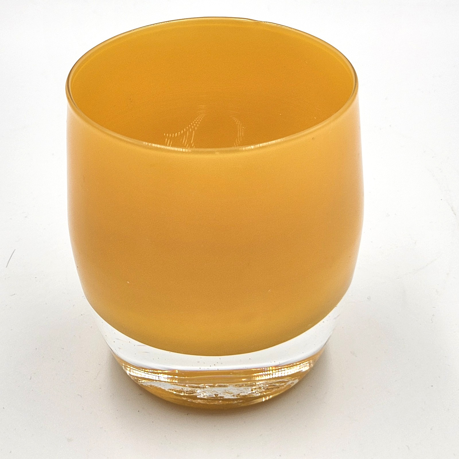GLASSYBABY PreTriskelion Orange Retired Handblown Votive Candle Holder READ GLASSYBABY PreTriskelion Orange Retired Handblown Votive Candle Holder READ