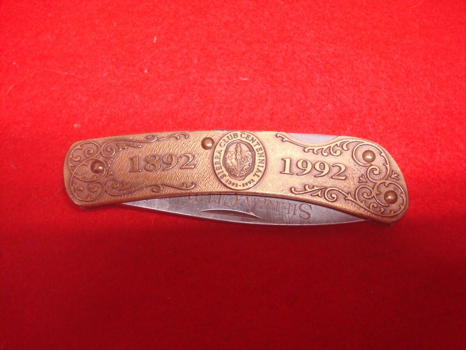 United Cutlery Sierra Club Centennial Lockback Knife 1892-1992 USA Made NEW