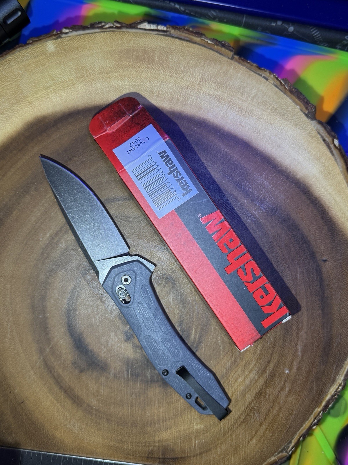 Kershaw Knives Covalent DuraLock 2042 Black Stonewash D2 Gray Pocket Knife
