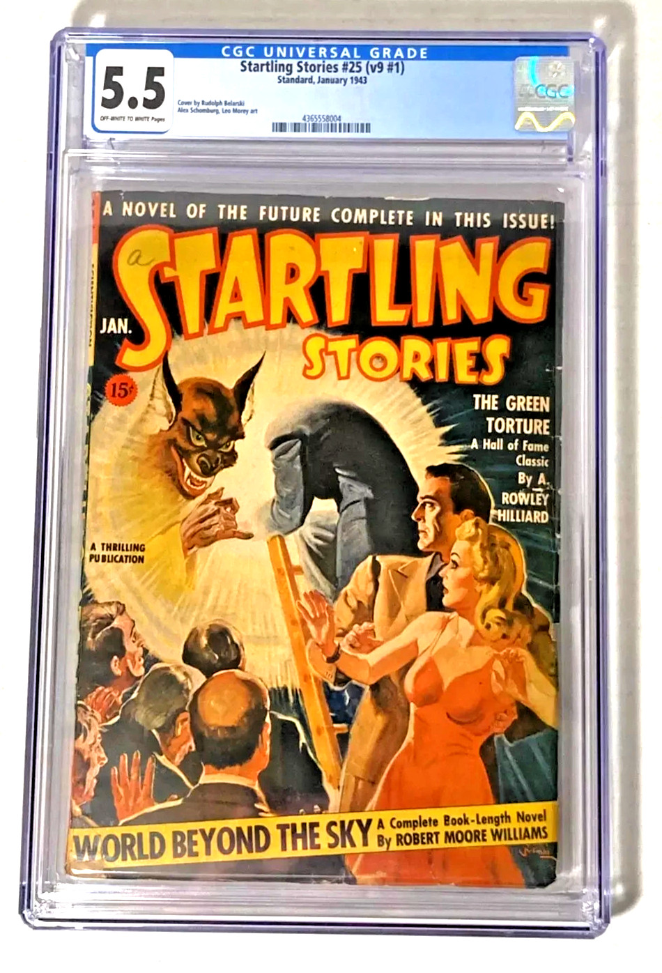 Startling Stories 25 January 1943 Pulp Magazine Comics CGC 5.5