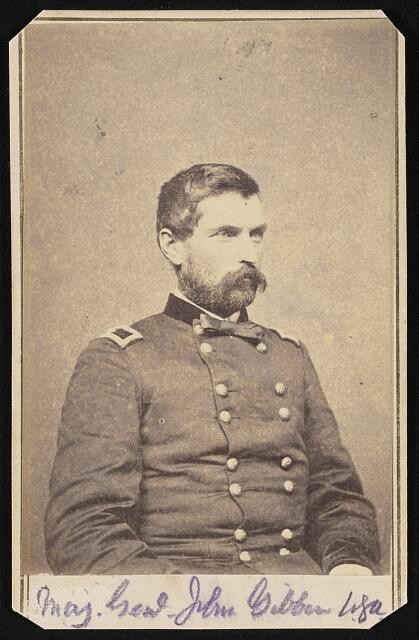 Photo:Major General John Gibbon 1860s Civil War Union Army Portrait