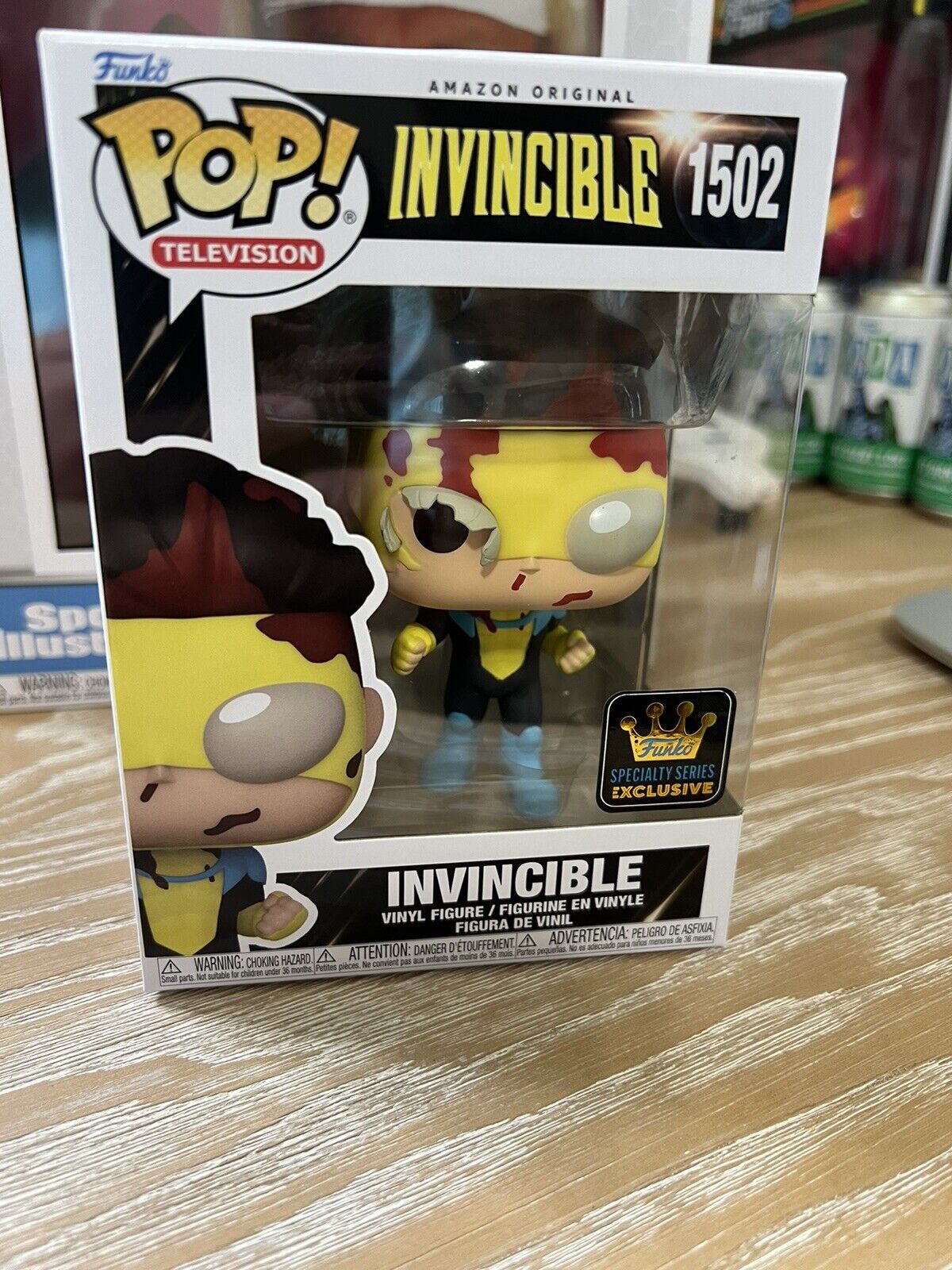 Funko POP Television Invincible Battle Damage Bloody Specialty Series Exclusive
