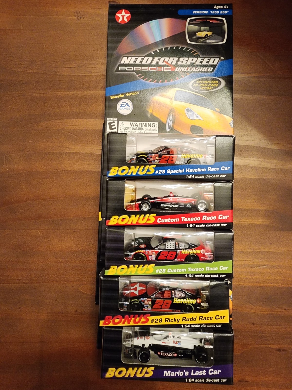 Texaco 2001 Need For Speed Summer Promotion Matchbox Style Cars Full Set Of 5