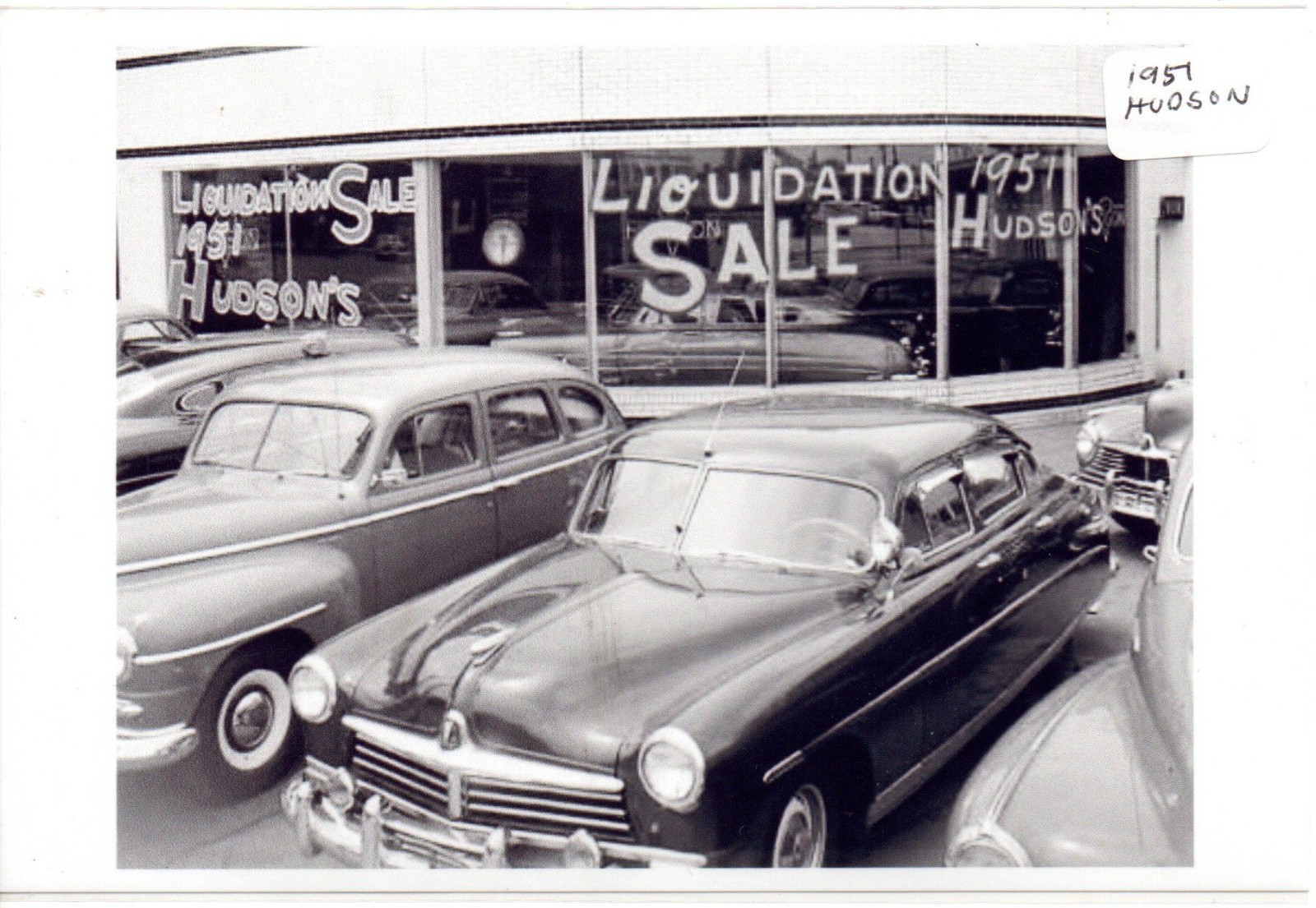 1951 Hudson Car Dealership Photo