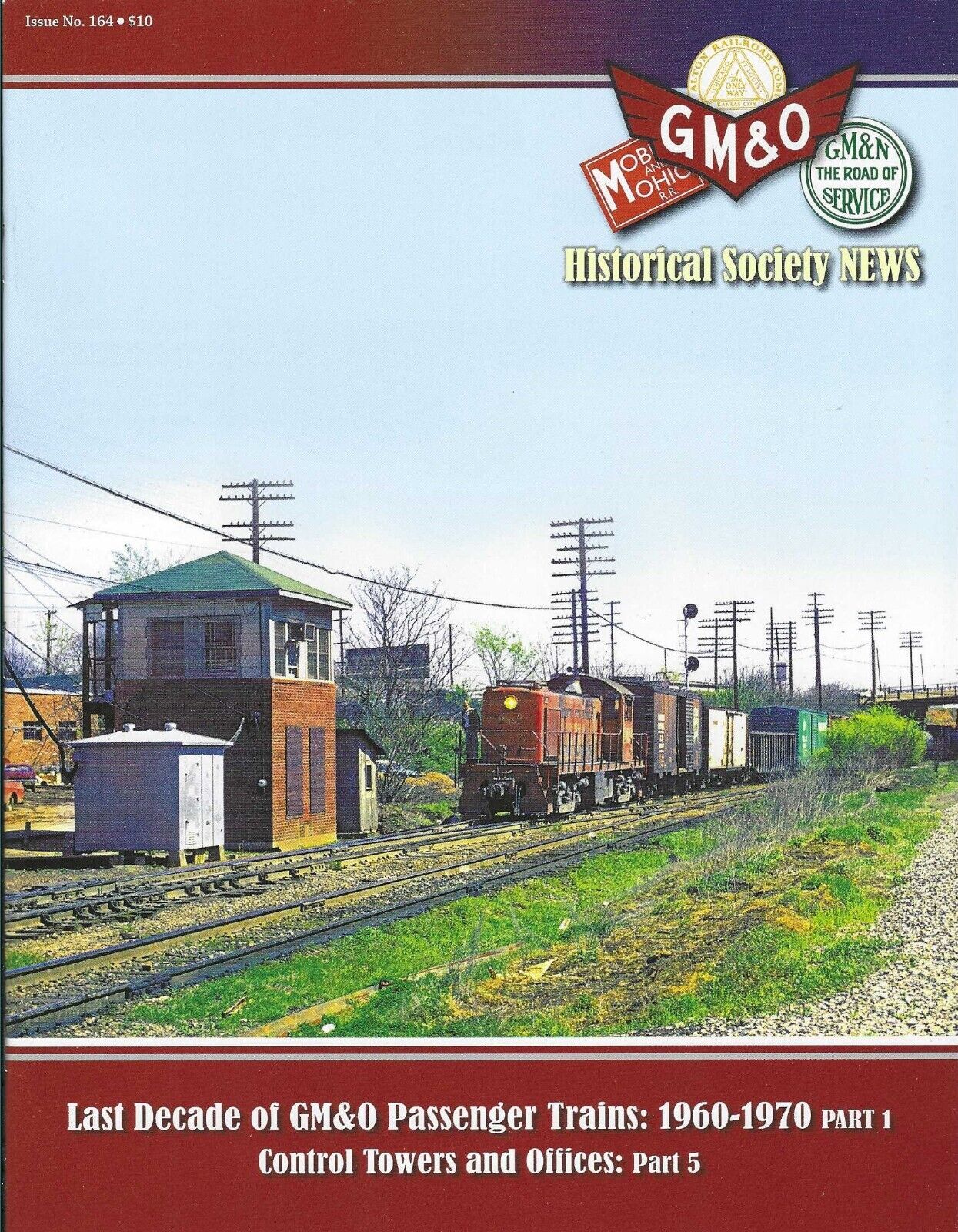 GM&O - No. 164 - 2023, GULF, MOBILE & OHIO Historical Society Publication, NEW