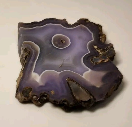 Holly HOLLEY BLUE AGATE Rough - Sweet Home, Oregon Super GEMMY PURPLE (19 Grams)