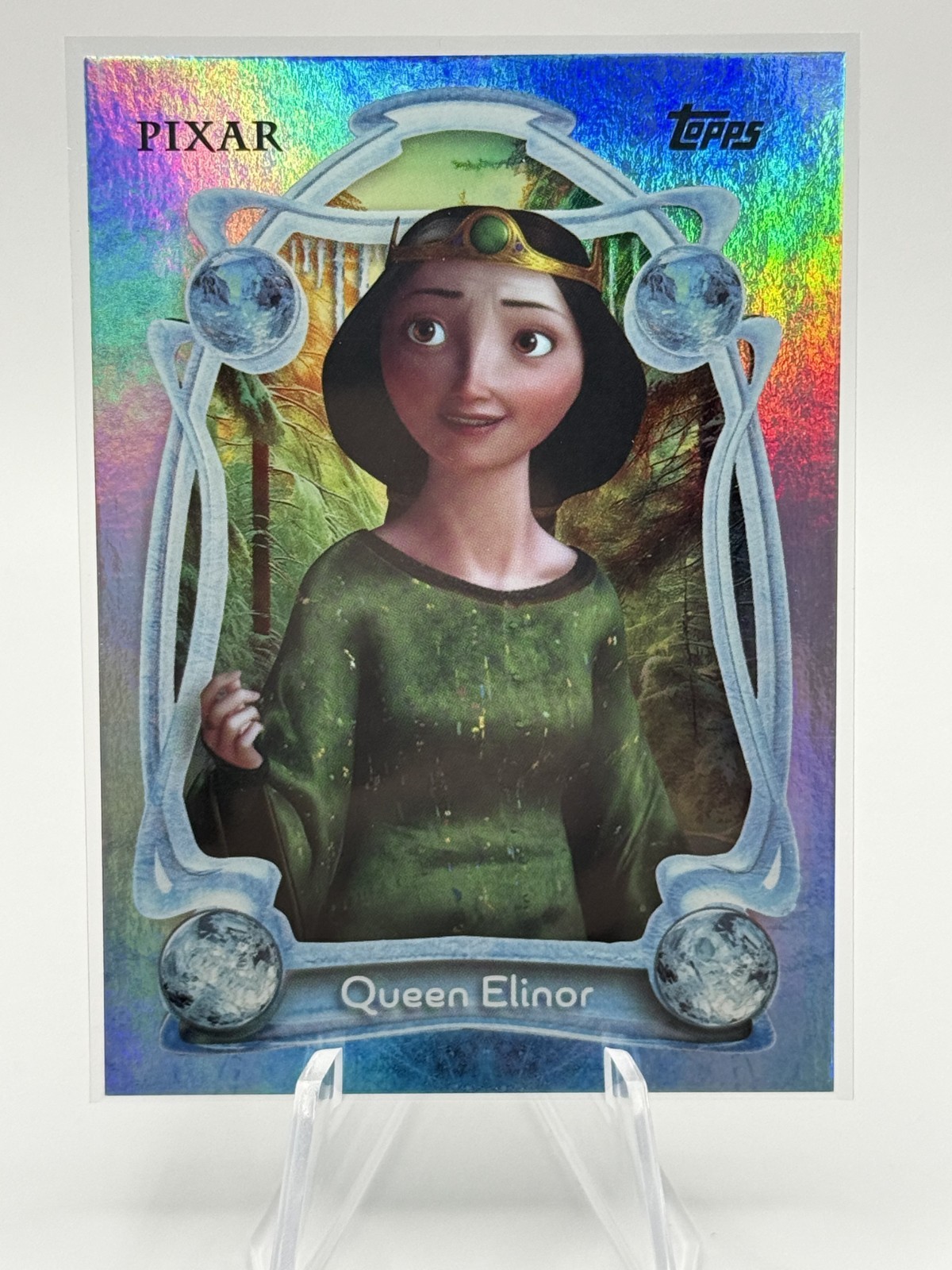 QUEEN ELINOR #78 Tier 1 Rainbow Foil 2025 Topps Disney Wonder BRAVE