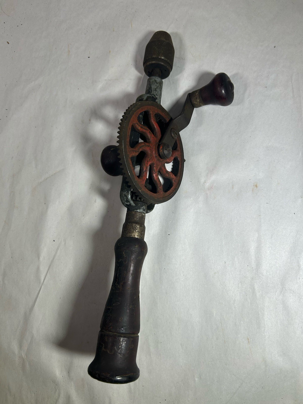 Vintage Millers Falls Hand Drill with Handle Works Original Paint Tools Mancave Vintage Millers Falls Hand Drill with Handle Works Original Paint Tools Mancave