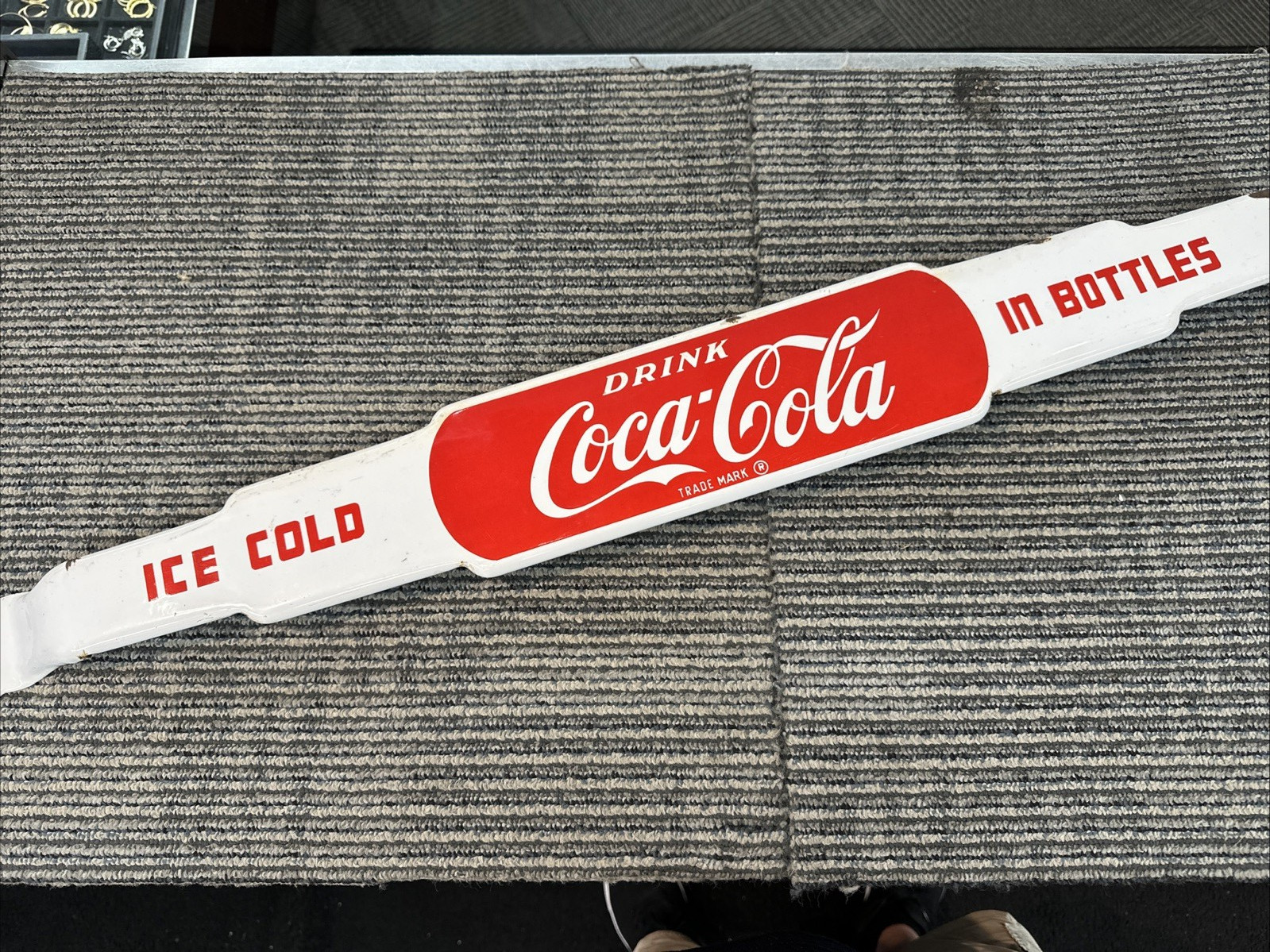 Coca-Cola Porcelain Door Push 35\
