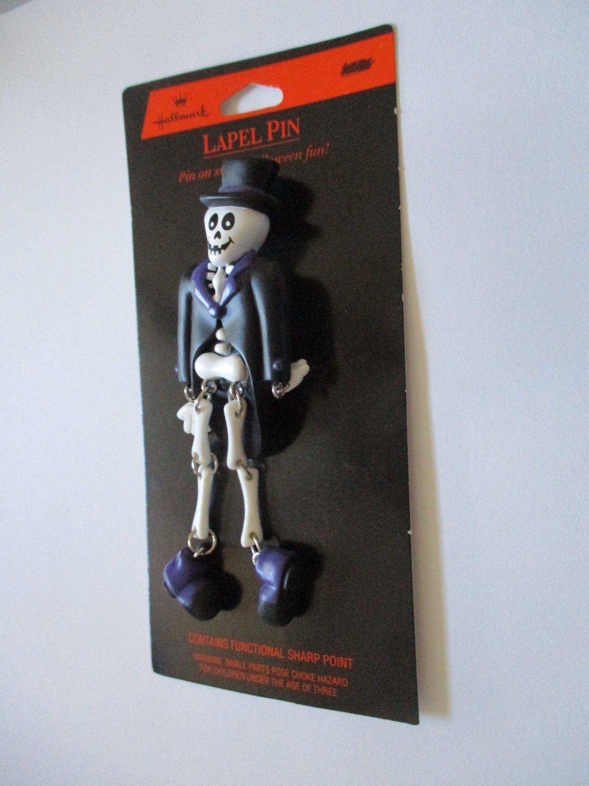 Hallmark Boo Svengoolie Skeleton Pin Brooch 