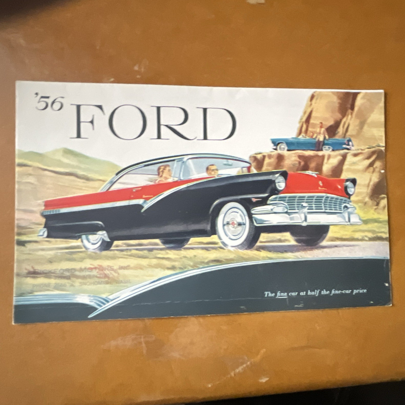 Ford 1956 '56 Ford Sales Brochure Catalog