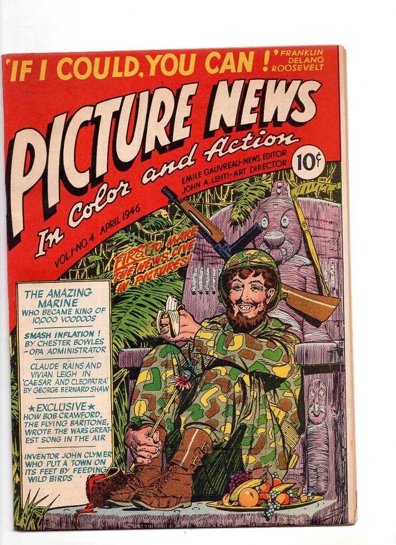 Picture News #4, 1946, Jackie Robinson story; Scarce; higher grade