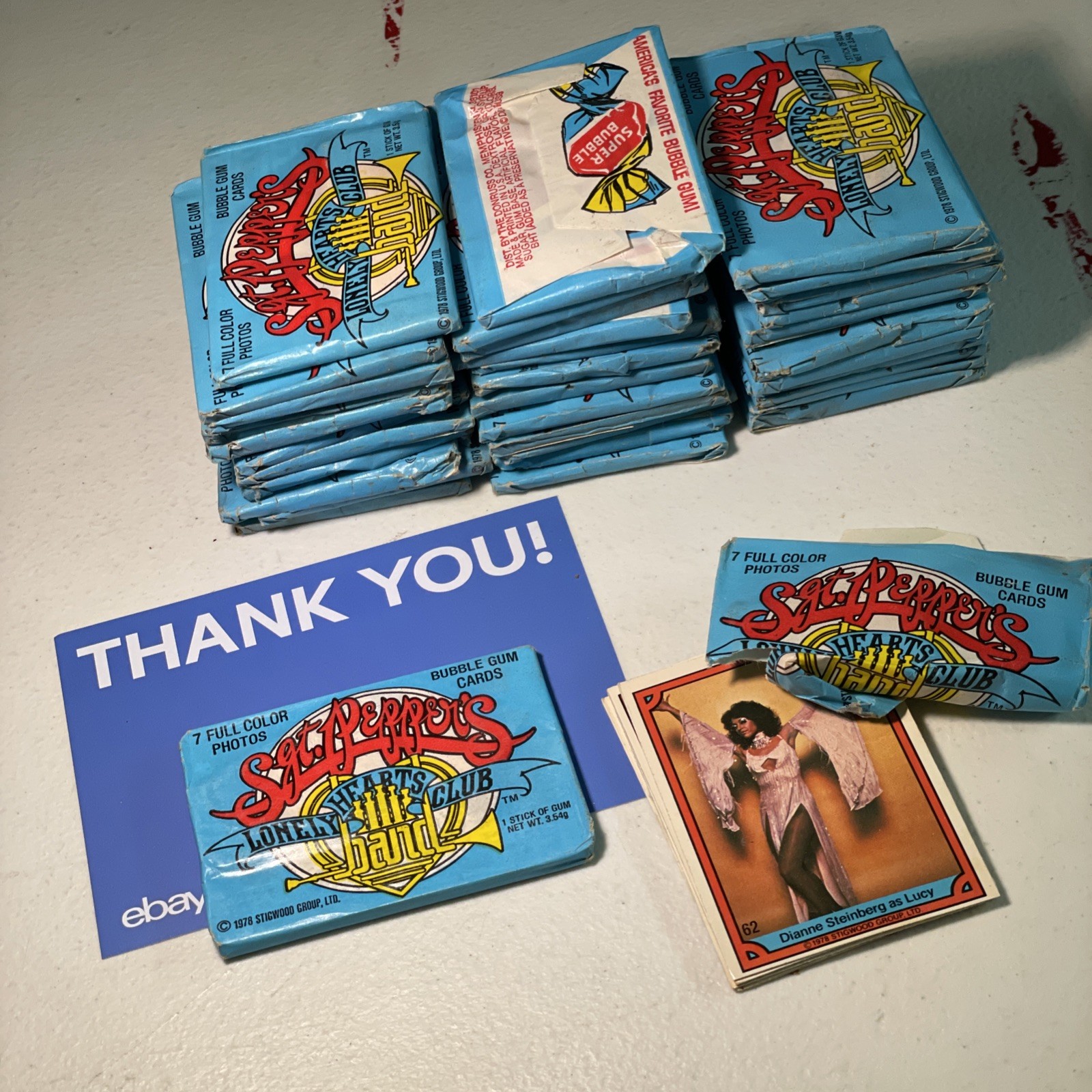 35 Sealed Wax Packs 70s Sgt Peppers Lonely Hearts Club Band 1978 Vintage Card