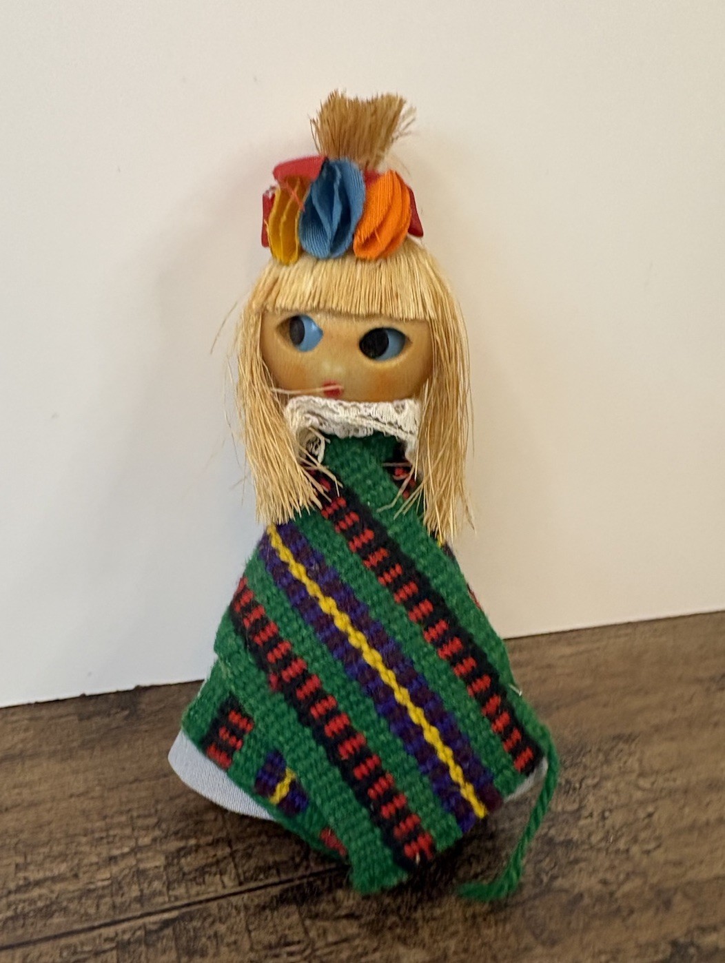 Vintage Polish Folk Art Hand Made Regional 5.5