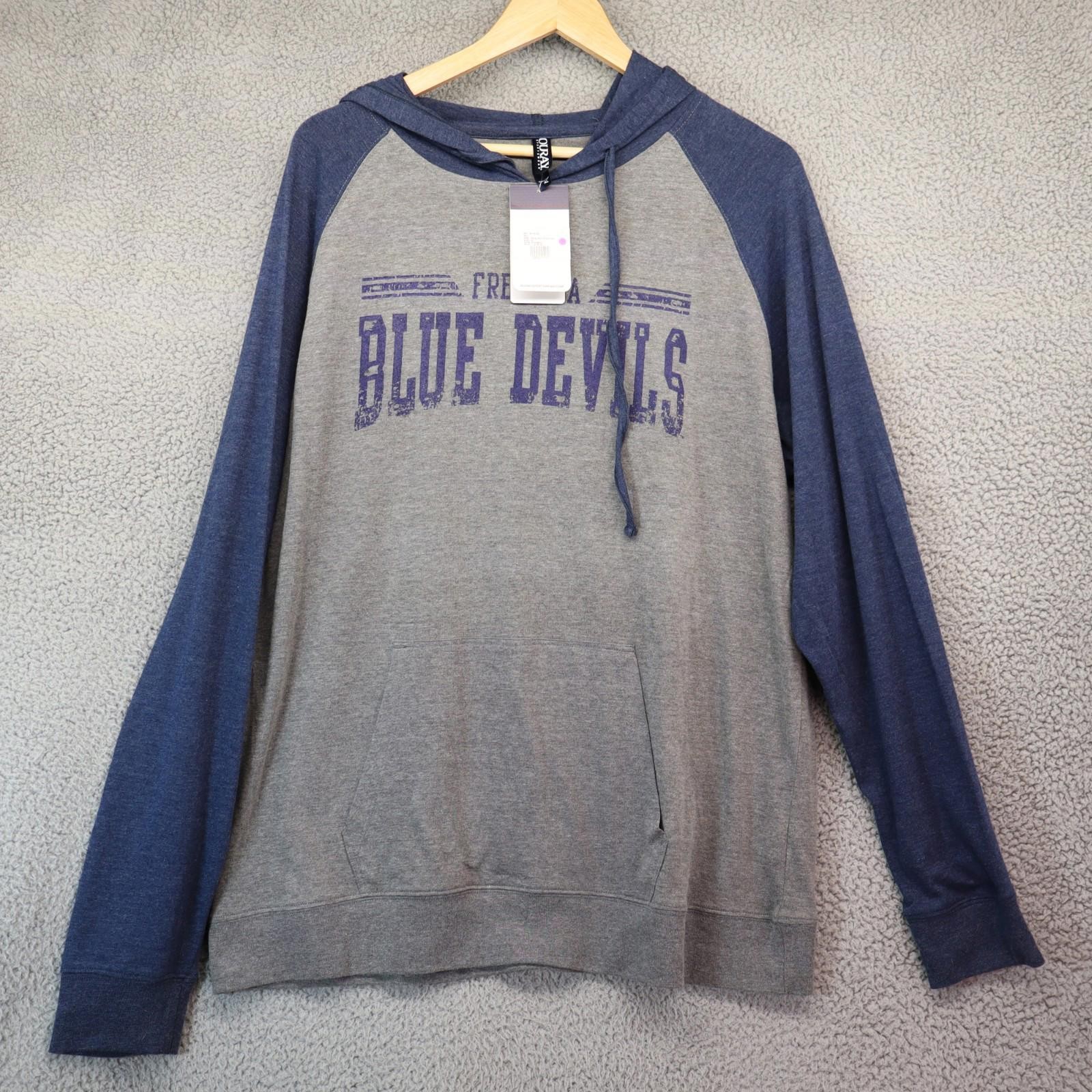 Fredonia State Blue Devils Men XL Lightweight Hoodie NWT