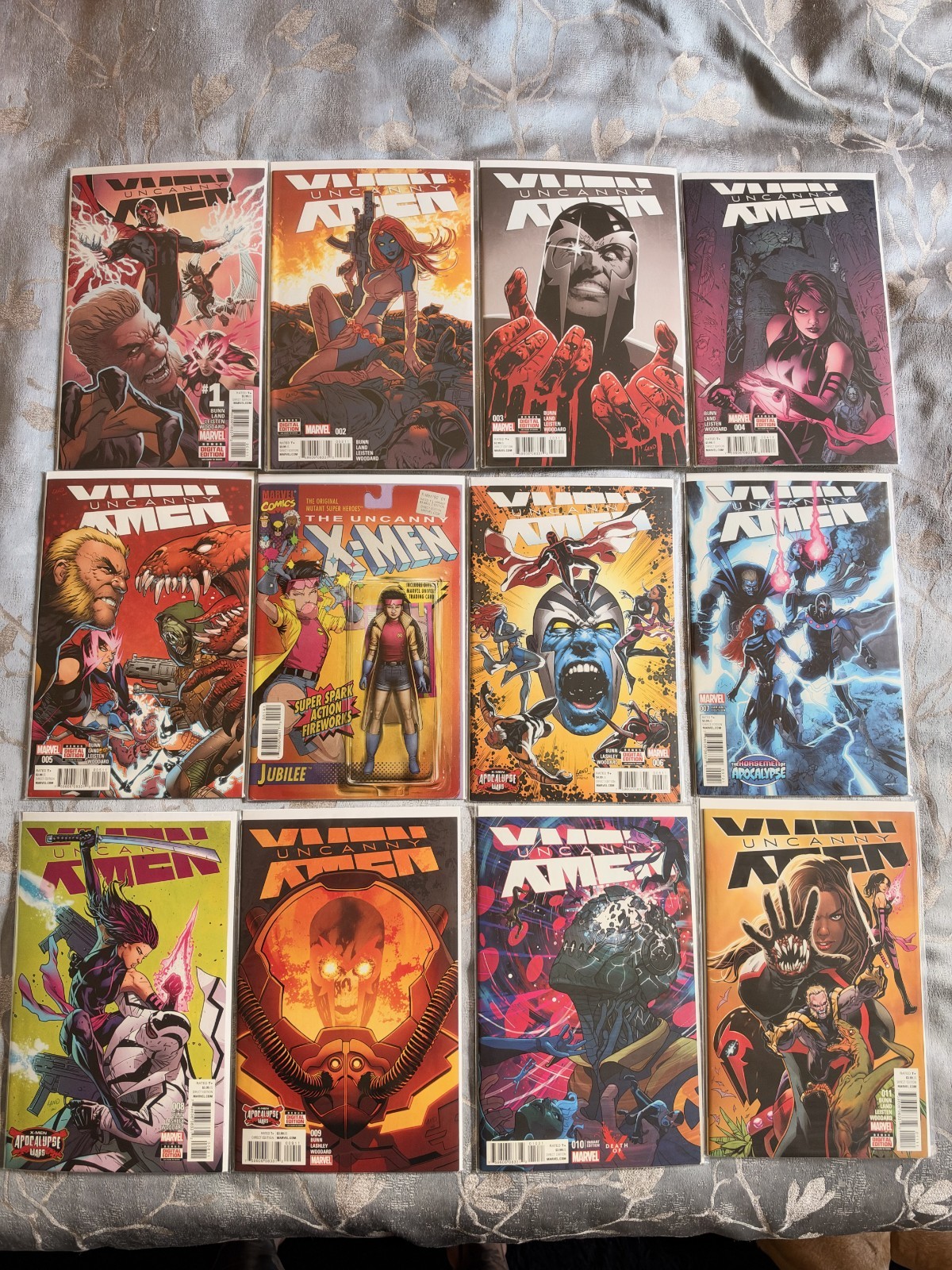 Marvel Uncanny X-Men COMPLETE Comic Lot #1-19 Cullen Bunn 2016 Marvel Uncanny X-Men COMPLETE Comic Lot #1-19 Cullen Bunn 2016