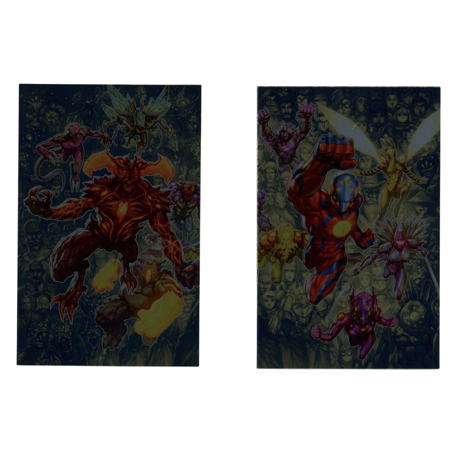 We Live: Age Of The Palladions White & Black #1 Metal Set Quah Con Exclusive