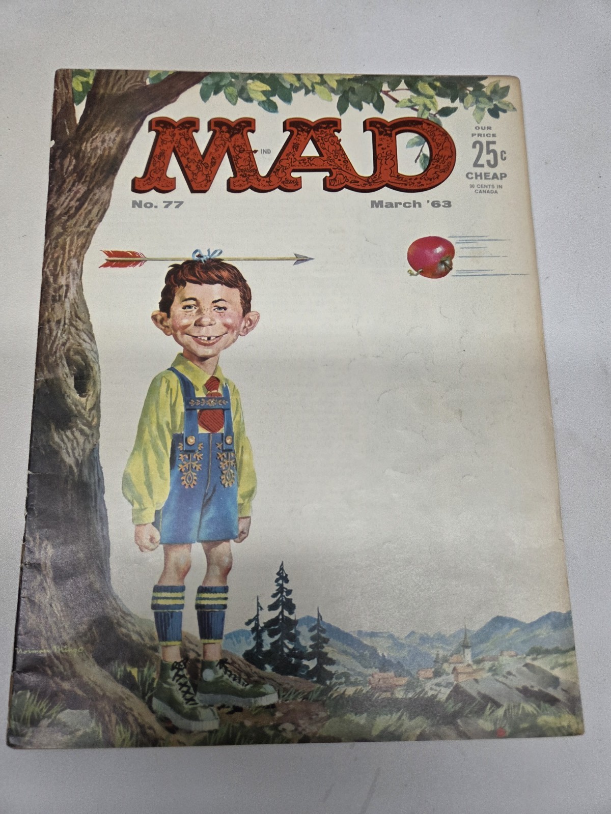 Mad Magazine #77 March 1963 William Tell Apple Issue Z32