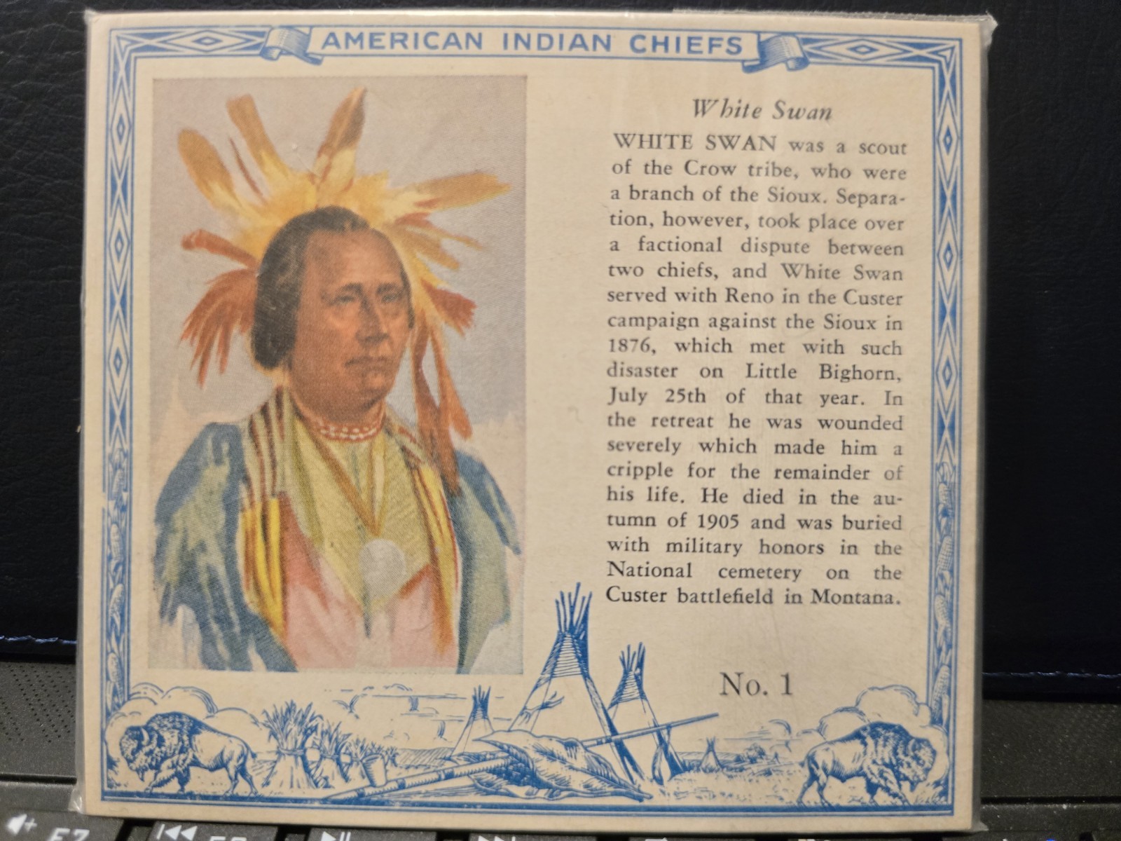 Vintage Red Man Tobacco American Indian Chiefs Card Set 1–40 (NEAR MINT- MINT)