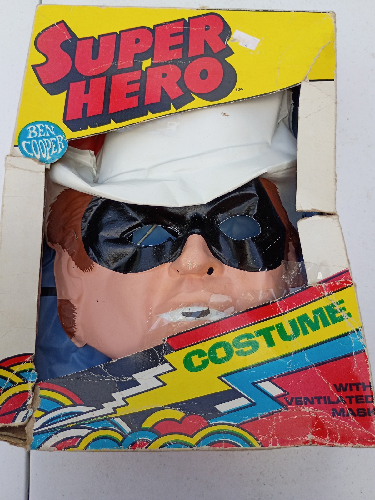 Vintage Kid\'s Ben Cooper Super hero Lone Ranger Halloween Costume