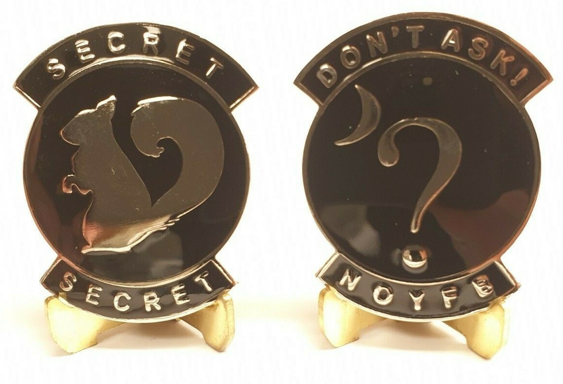 Don\'t Ask Secret Squirrel NOYFB Challenge Coin