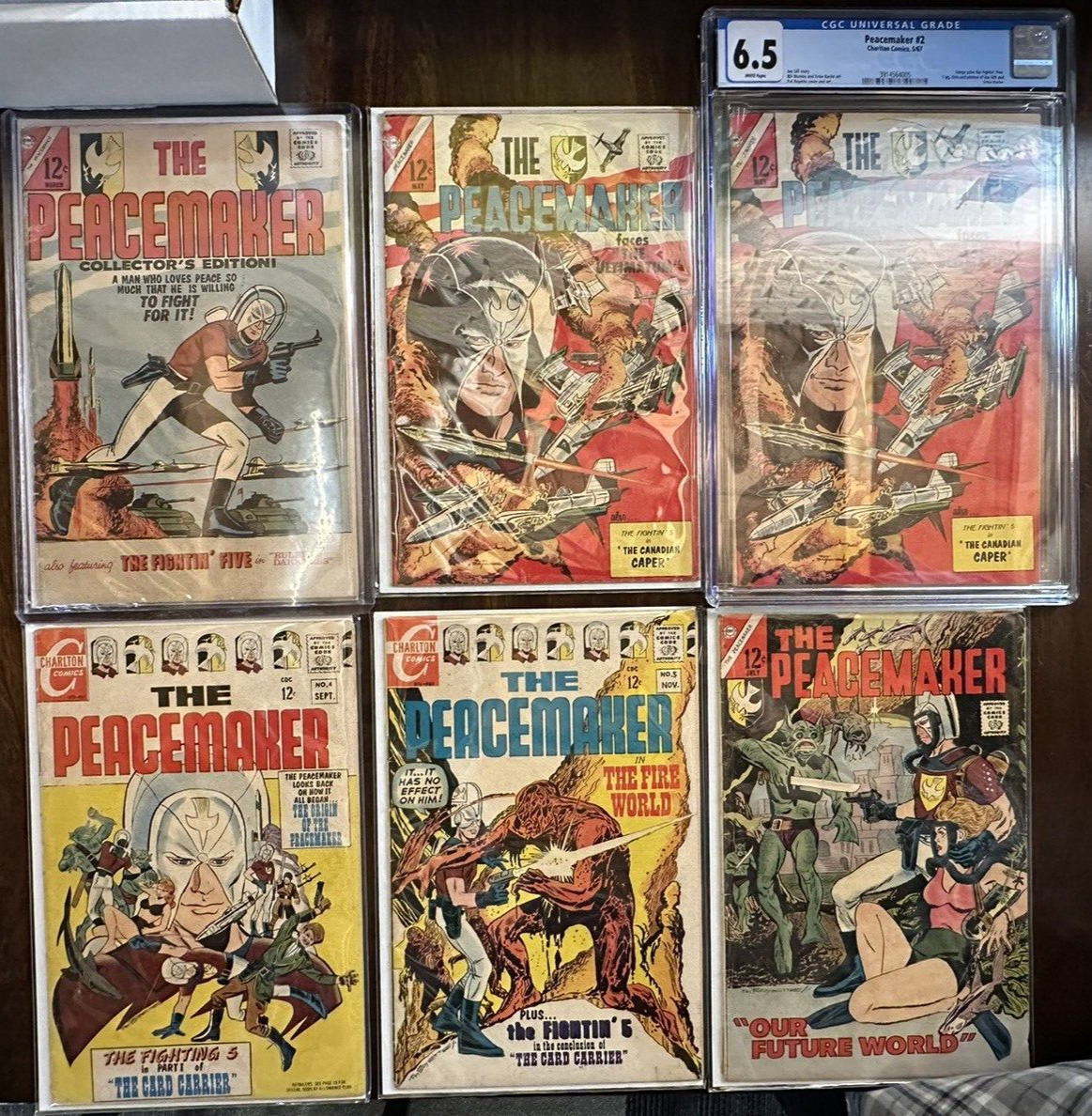 ⚡MUST HAVE-VINTAGE⚡ Peacemaker (1967) Lot/Set 1-5 + #2 CGC 6.5 Don't Miss Out🔥