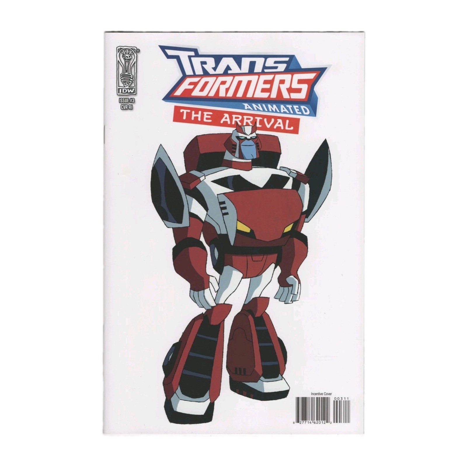 TRANSFORMERS ANIMATED THE ARRIVAL #3 RI Retailer Incentive Variant 2008 IDW