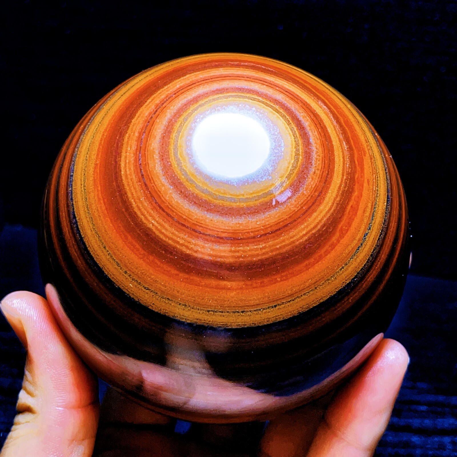 TOP 1800G Natural Tiger Eye Stone Agate Sphere Ball Crystal Stone Healing L338