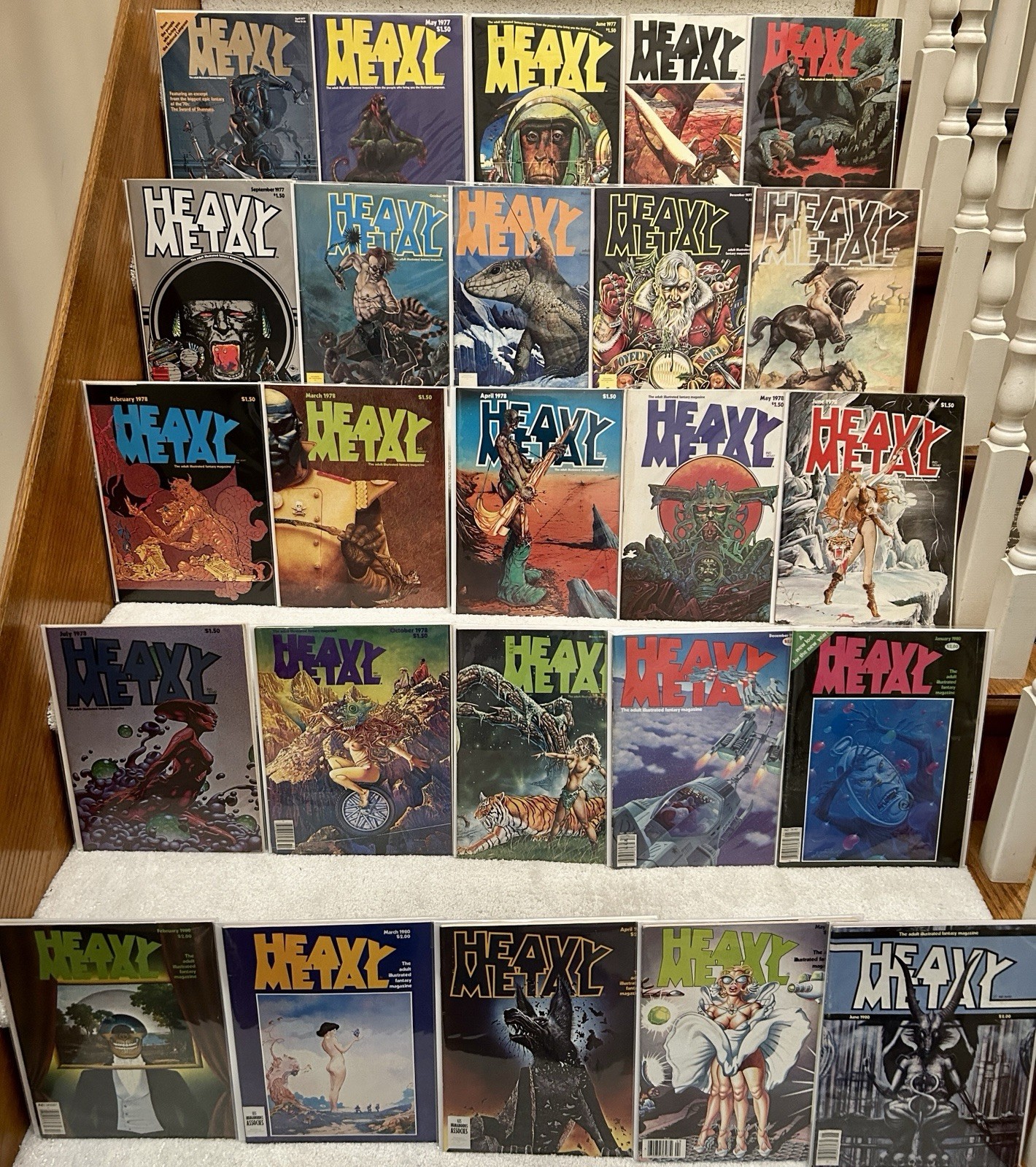 Vintage Heavy Metal Magazine Lot 32 magazines