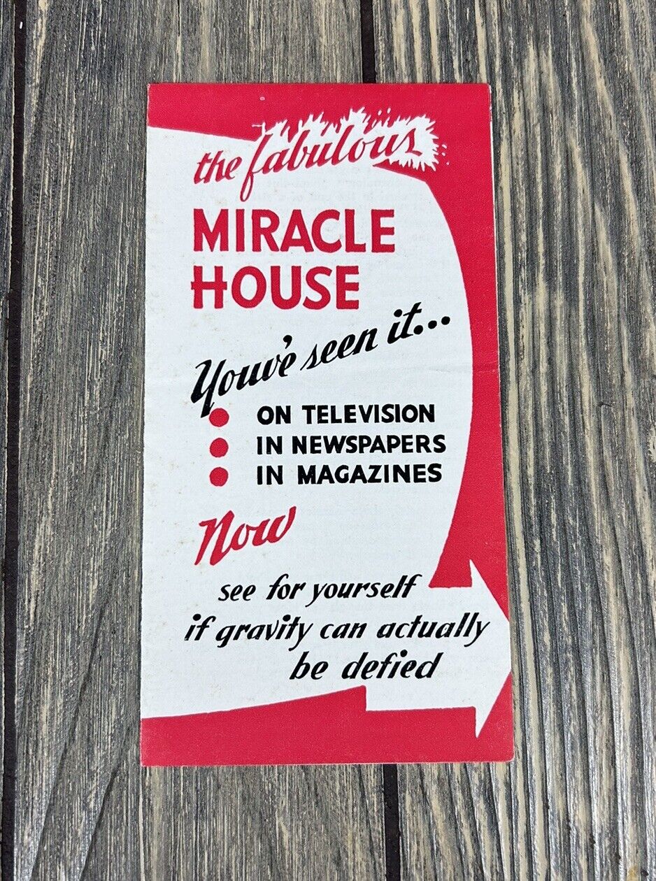 Vintage The Fabulous Miracle House US Highway 24 Advertisement 
