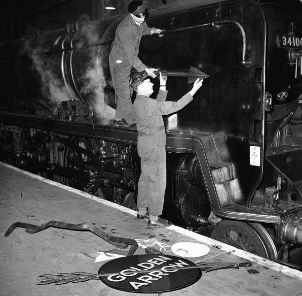 Steam-haulage made its last appearance Southern Region's crack- 1961 Old Photo