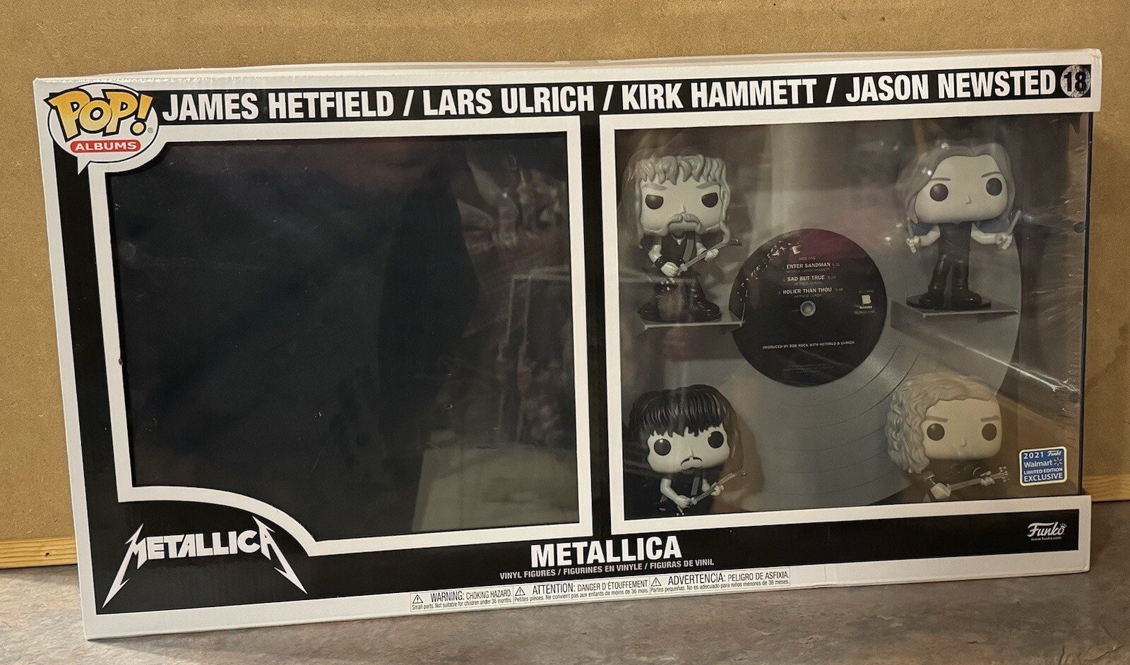 Funko Pop Albums Metallica The Black Album #18 Walmart Exclusive 2021