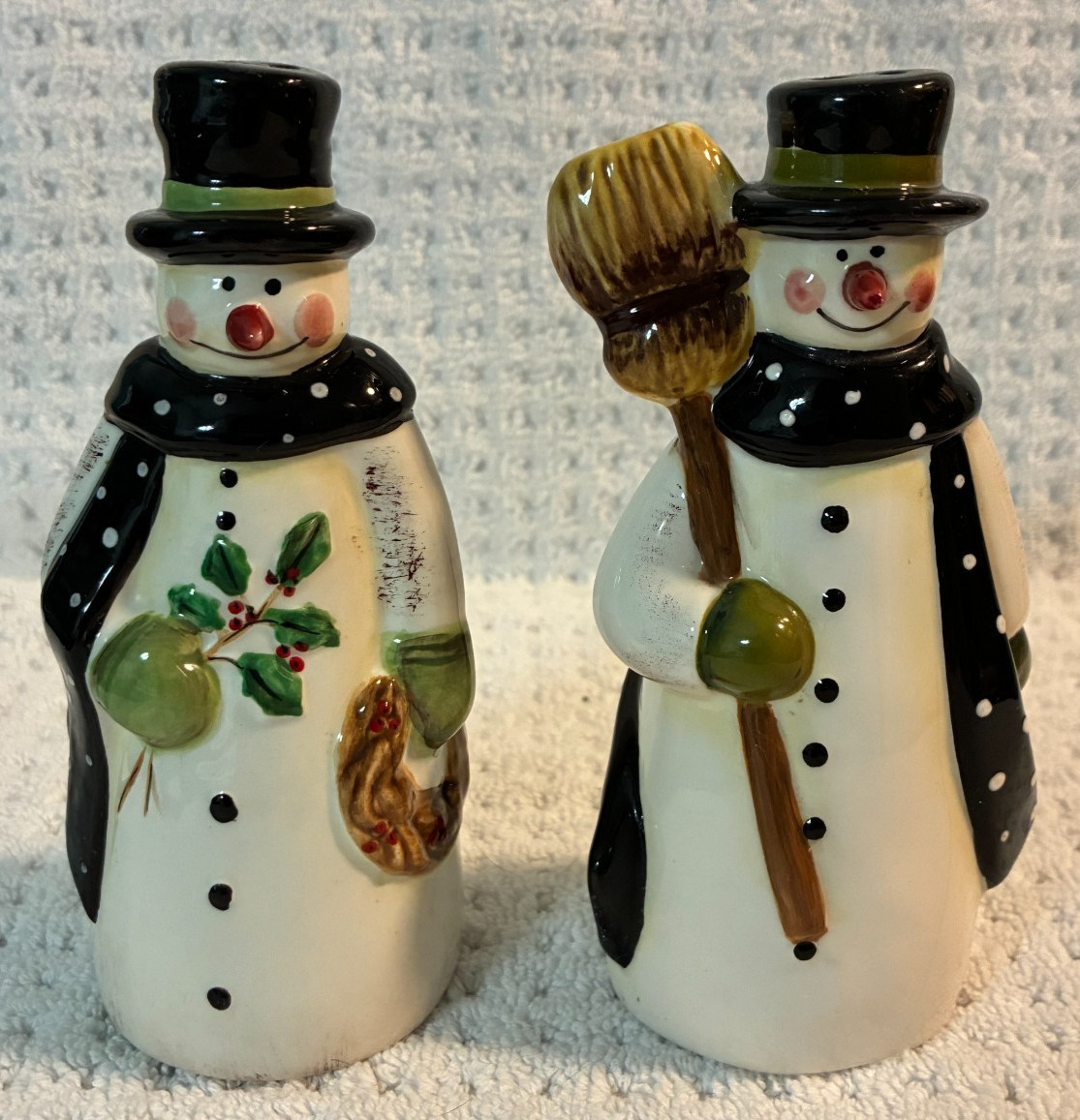 VINTAGE CERAMIC CIC JA SNOWMAN CHINA 5.5 