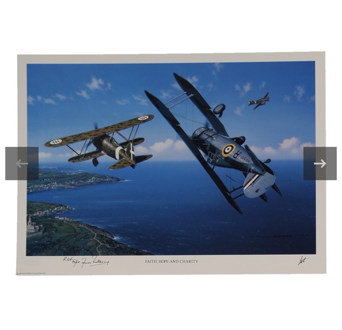 James Pickering Faith Hope And Charity Signed Stan Stokes Framed Lithograph
