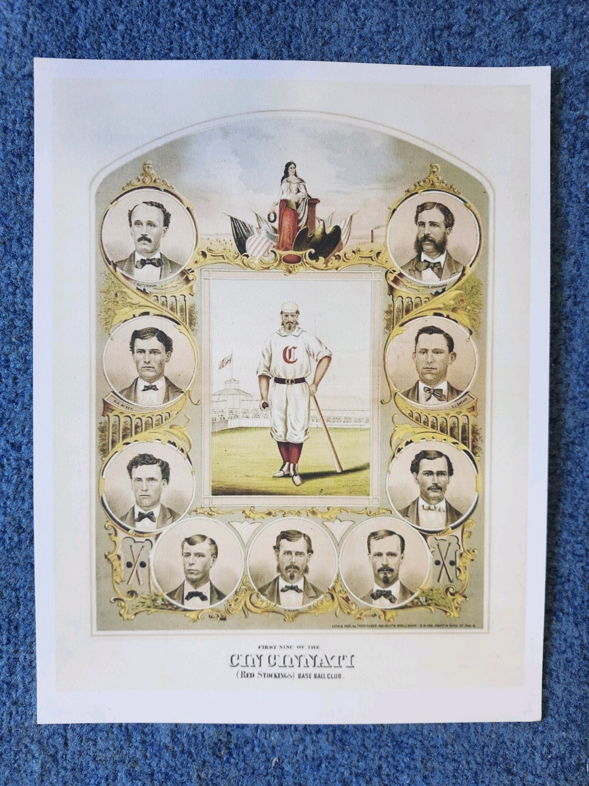 Cincinnati Baseball Team 1880s-1890s Baseball club