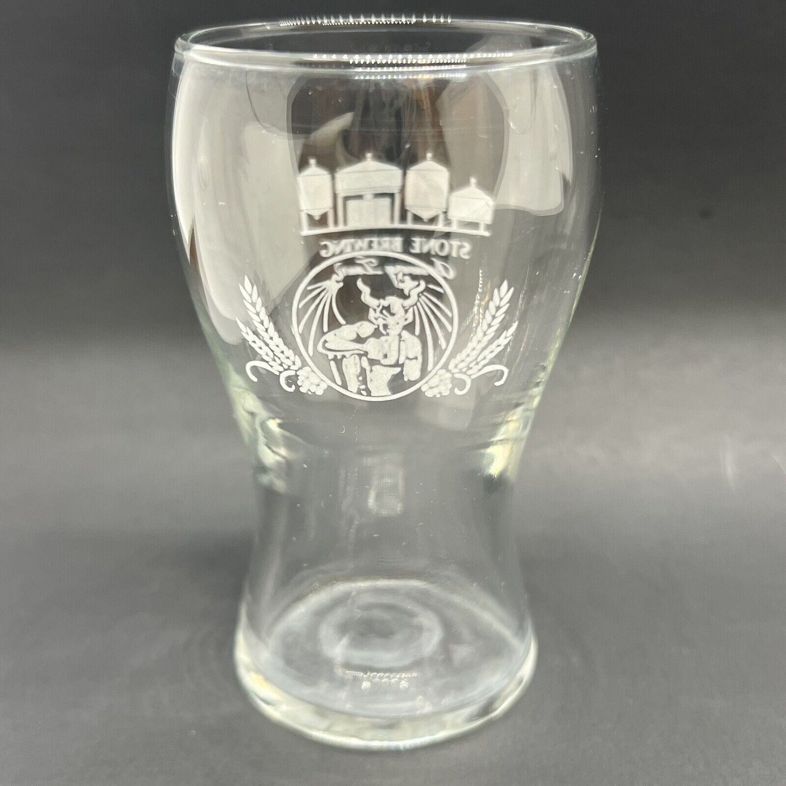 ✅ Stone Brewing Brewery Tour 5oz Beer Taster Glass  Bell Shaped Gargoyle Logo