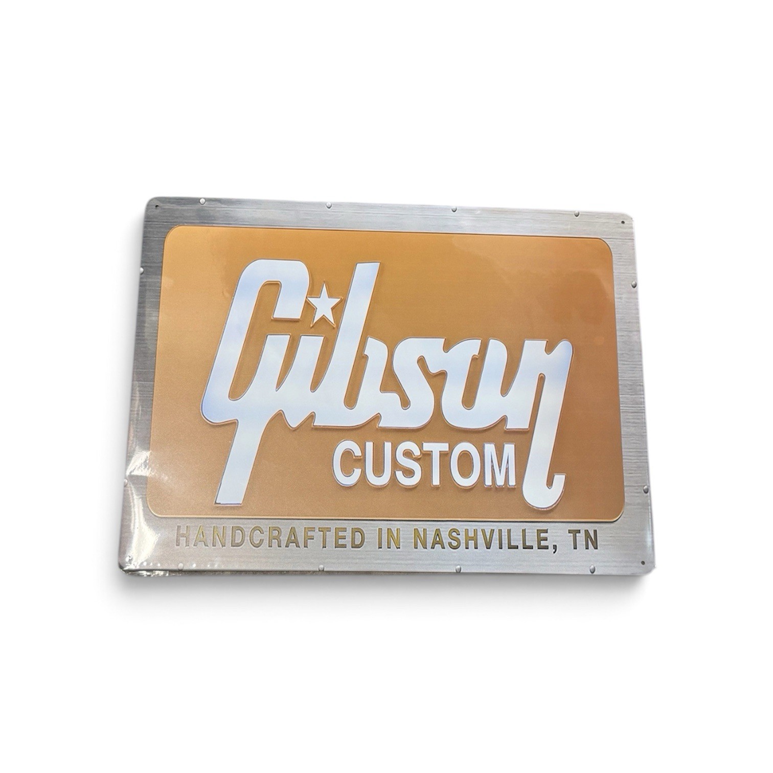 Reissue Gibson Custom Guitars Advertisement Sign