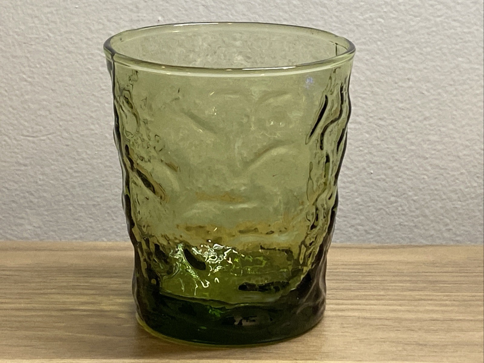 Vintage Anchor Hocking Green LIDO MILANO Avocado Flat Tumblers 7oz 3 ⅜\