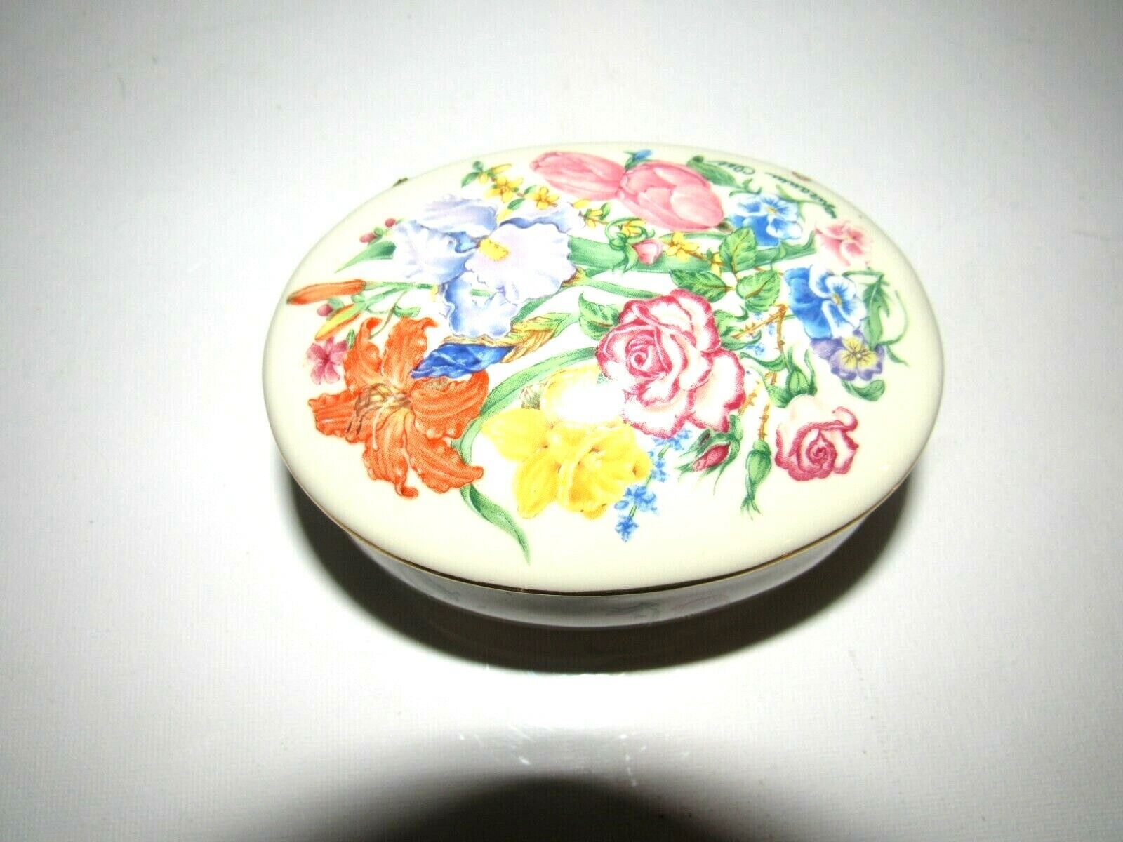 Lenox 1998 The Flower Blossom Music Box Musical Trinket Box by Suzanne Clee