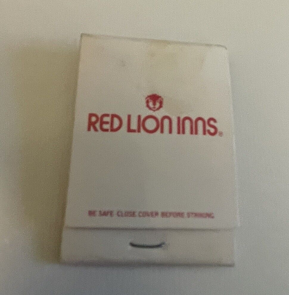 Vintage Red Lion Inns Matchbook Full Unstruck