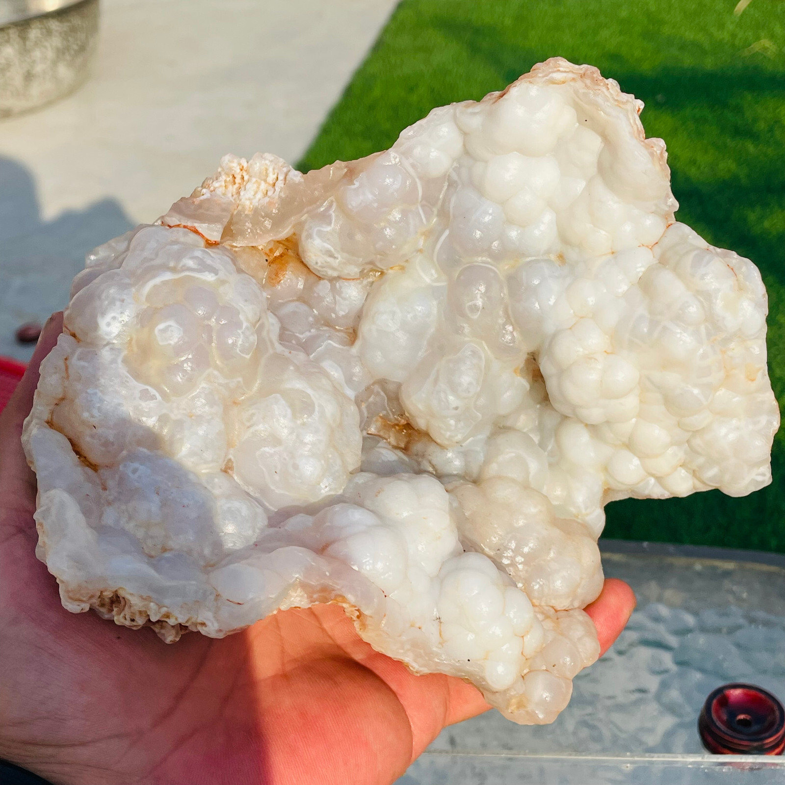 833g Natural Gobi Agate Quartz Crystal Mineral Rough Specimen Healing