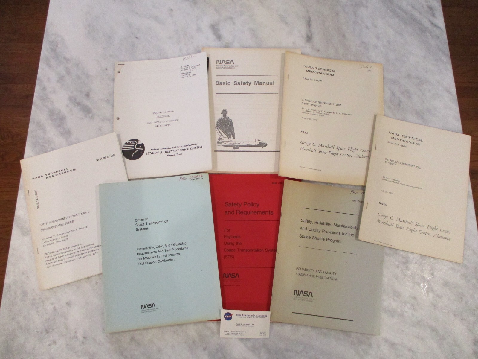 1970s-80s NASA MSFC JSC SPACE SHUTTLE SAFETY REPORTS/TECHNICAL MEMORANDUMS SET-8 1970s-80s NASA MSFC JSC SPACE SHUTTLE SAFETY REPORTS/TECHNICAL MEMORANDUMS SET-8