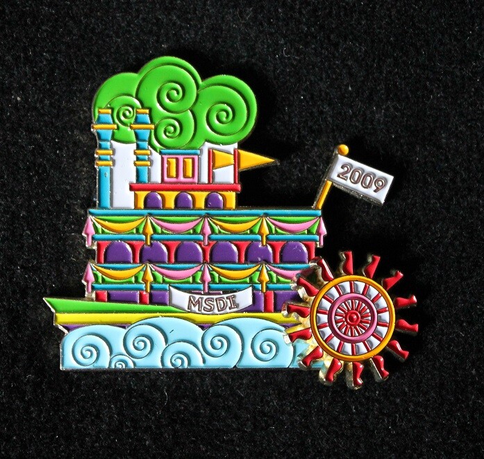 2009 Mississippi Destination Imagination Steamboat DI Trading Pin