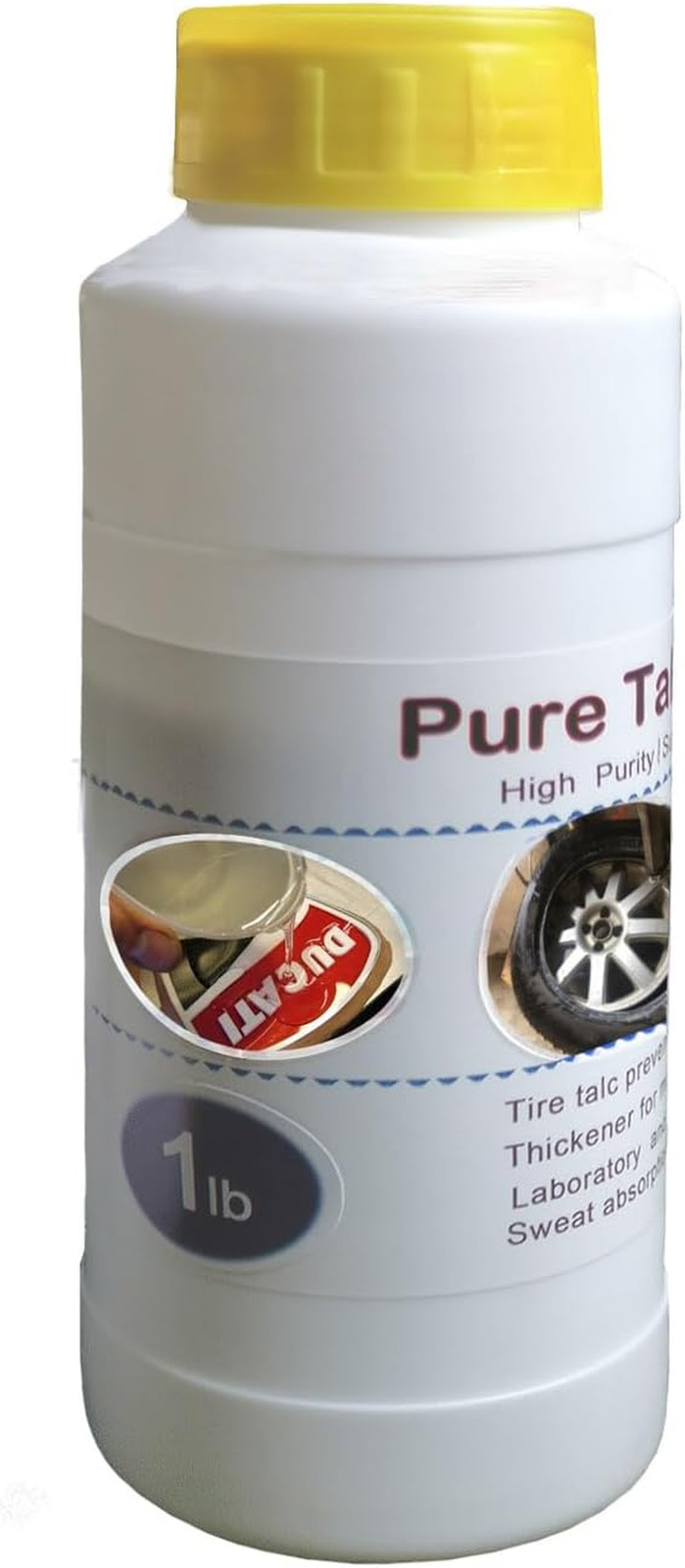 1LB Talc Powder Tire Talc Extremely Fine Talc Powder Gray Colored Powder