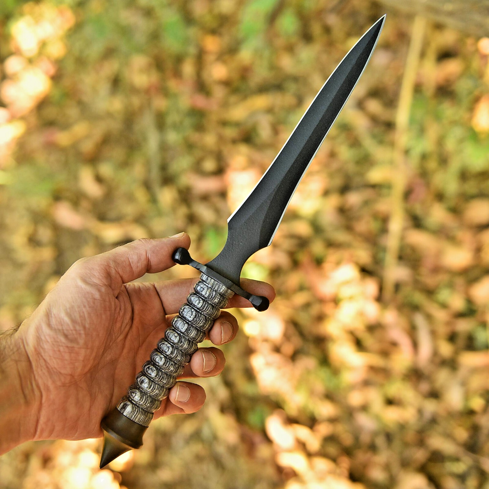 V-42 FSSF Devil\'s Brigade Dagger Knife Fix Blade Dual Edge Blade Fighting