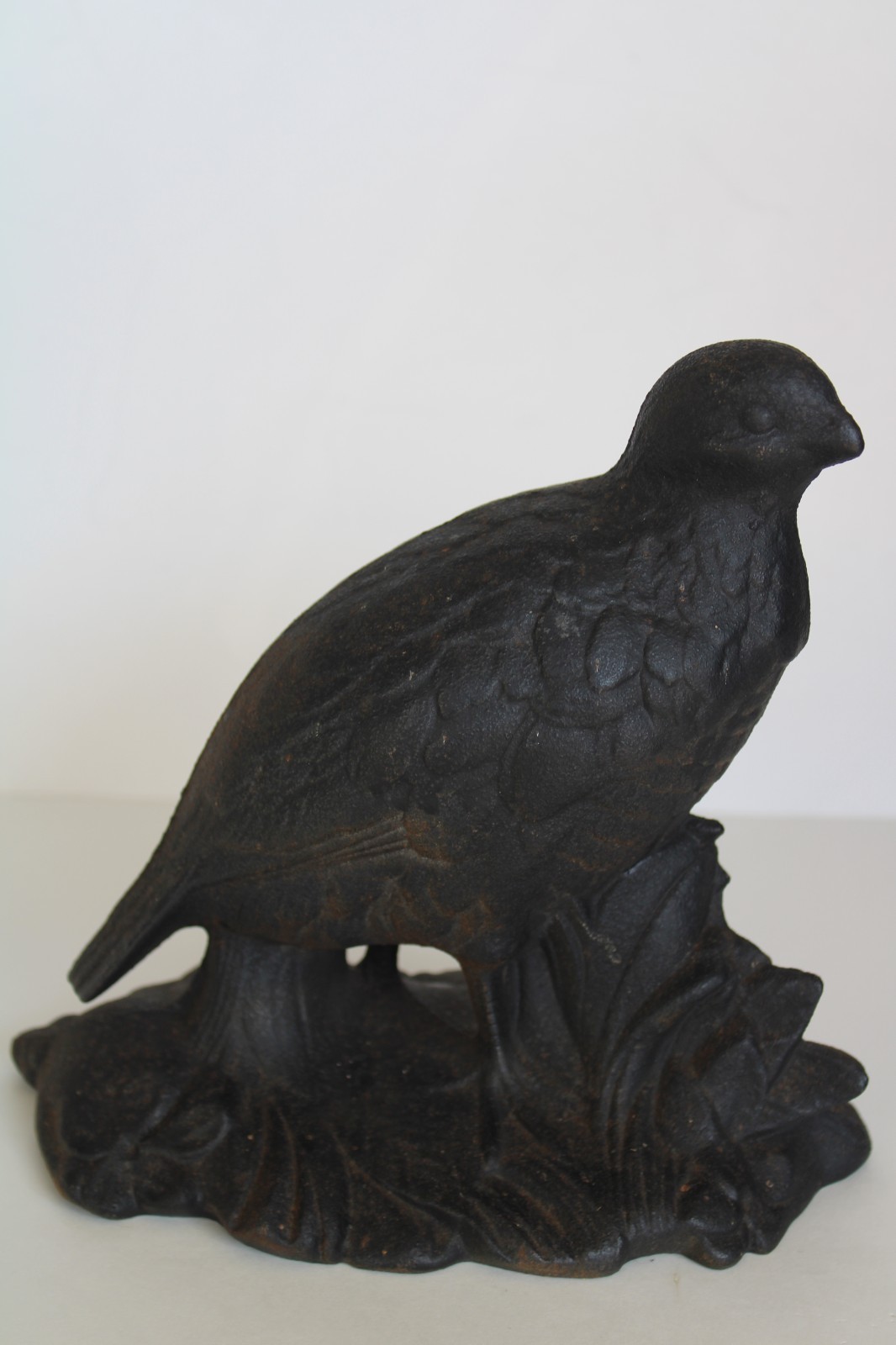 Vintage Cast Iron CPW Quail Bird Door Stop, 7\