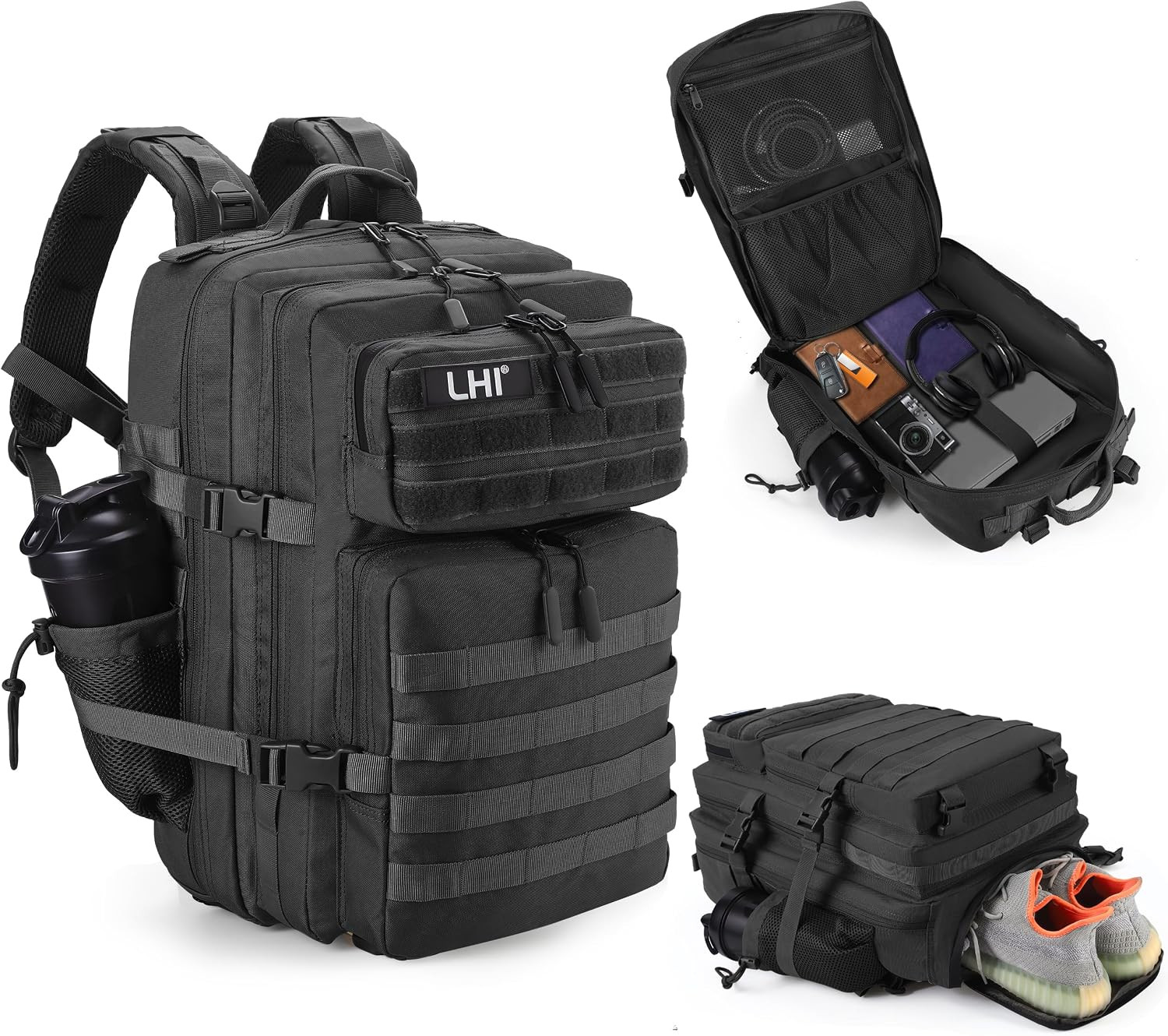 Military Tactical Backpack for Men and Women 45L Army 3 Days Assault Pack